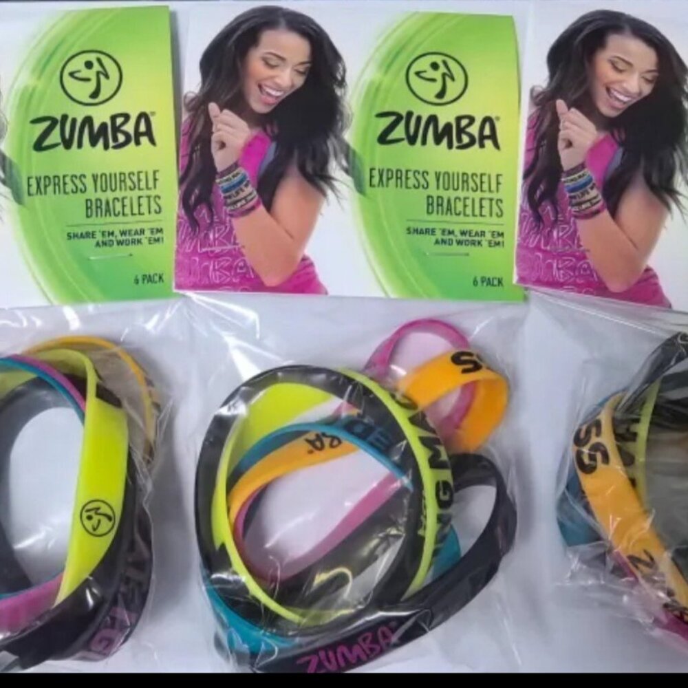 Zumba A0A00524 Express Yourself Bracelets (6PK) Visit the ZUMBA 10Bags - Picture 1 of 3